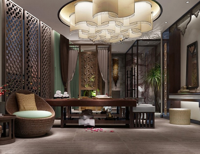 水悠阁的休闲区与休憩区